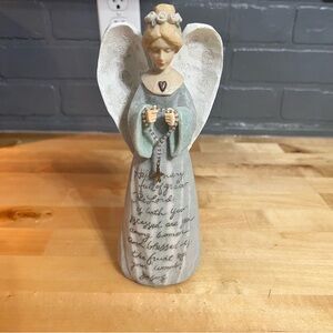 Vintage Enesco Foundations ANGEL "HAIL-MARY" Figurine #109284 By Karen Hahn